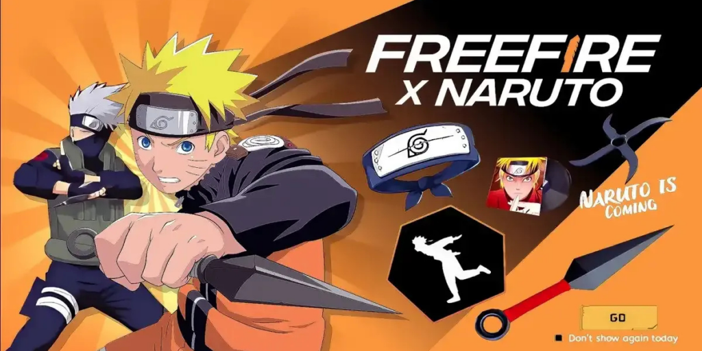فري فاير مهكرة تحديث ناروتو مهكره للاندرويد 2026 1 فري فاير مهكرة تحديث ناروتو